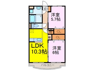 グラン・ジュテＰａｒｔⅠの物件間取画像